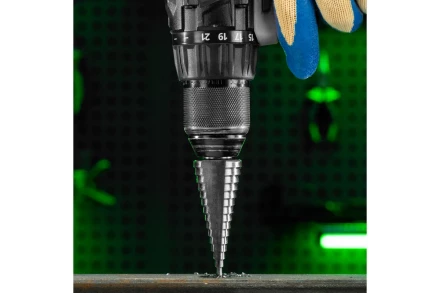 Сверло ступенчатое по металлу Сибртех 723015, 4-6-8-10-12-14-16-18-20-22-24-26-28-30-32 мм, 4241 купить в Новом Уренгое