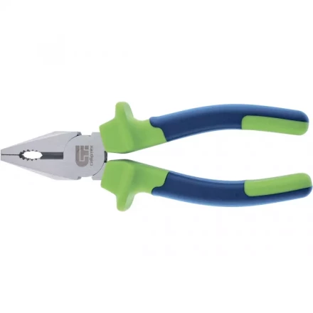 Плоскогубцы комбинированные 160 мм двухкомпонентные рукоятки СИБРТЕХ 17050 купить в Новом Уренгое