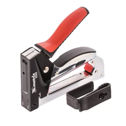 Степлер мебельный стальной быстрая загрузка тип скобы 53 6-10 мм PRO Matrix 40916 купить в Новом Уренгое