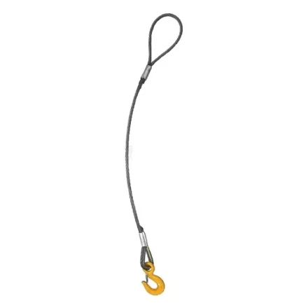 Строп канатный одноветвевой 1СК 2 т L=5 м с кч din 2.0 т канат din опрессовка купить в Новом Уренгое
