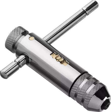 Метчикодержатель ЗУБР &quot;ПРОФЕССИОНАЛ&quot; с храповым механизмом и реверсом М3 - М10, 85 / 100 мм 28137-85_z01 купить в Новом Уренгое