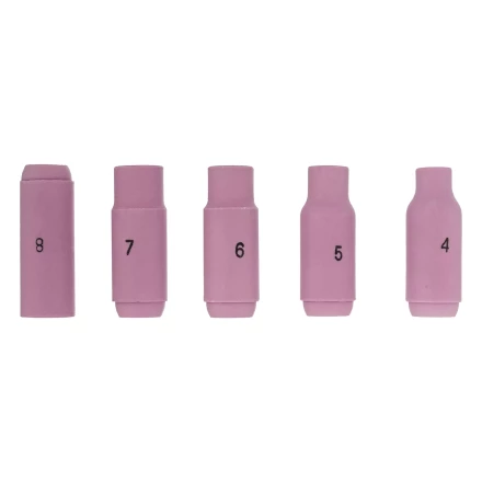 Набор керамических сопел Denzel 93656, № 4, 5, 6, 7, 8 купить в Новом Уренгое