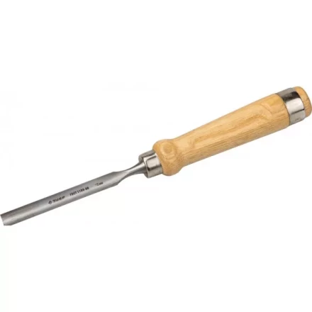 Стамеска-долото ЗУБР &quot;ЭКСПЕРТ&quot; полукруглая с деревянной ручкой, хромованадиевая сталь, 12мм 1822-12_z01 купить в Новом Уренгое