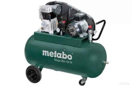 Компрессор масляный поршневой ременной Metabo Mega 350-100 W купить в Новом Уренгое