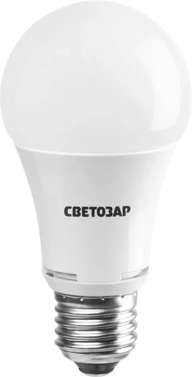 Лампа СВЕТОЗАР светодиодная "LED technology", цоколь E27(стандарт), теплый белый свет (2700К), 220В, 10Вт (75) 44505-75_z01 купить в Новом Уренгое