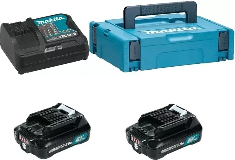 Набор 2 аккумулятора BL1021B + зарядное устройство DC10SB Makita 197658-5 купить в Новом Уренгое