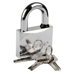 Замок ЗУБР "ЭКСПЕРТ" навесной, стальной корпус, классическая форма, закаленная дужка, 60мм 37227-60