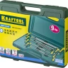 Набор KRAFTOOL Ключи "INDUSTRIE" имбусовые,Cr-Mo(S2),Т-образные,эргоном двухкомп рукоятка,TORX Hole 10-50,9 шт,в боксе 27455-H9 купить в Новом Уренгое