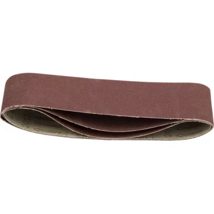 Лента STAYER &quot;MASTER&quot; шлифовальная универсальная бесконечная на тканевой основе, для ЛШМ, P120, 75х533мм, 3шт 35442-120 купить в Новом Уренгое