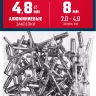 ЗУБР 4.8 x 8 мм, 50 шт, алюминиевые заклепки, Профессионал (313106-48-08) купить в Новом Уренгое