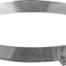 ЗУБР Х-9Н, 70 - 90 мм, накатная лента 9 мм, цинк, 25 шт, червячный хомут (37807-90) купить в Новом Уренгое