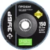 Круг шлифовальный ЗУБР &quot;ПРОФИ&quot; лепестковый торцевой, тип КЛТ 1, зерно-электрокорунд циркон, тип КЛТ 1, P80, 150х22,2мм 36596-150-80 купить в Новом Уренгое