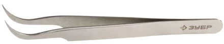 Пинцет ЗУБР д/электроники и точной механики, нерж. сталь, антимагнит, изогнутый, заостренные губки, 110мм 22211-3-110 купить в Новом Уренгое