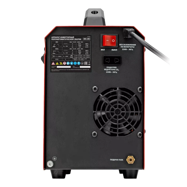 Аппарат инвертор. полуавтомат. cварки MTX MIG-220S 94304, 220A, ПВ 60%, катушка 5 кг купить в Новом Уренгое