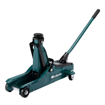 Домкрат гидравлический подкатной Сибртех 50831, 2 т, 85-330 мм, низкий подхват, в пласт. кейсе купить в Новом Уренгое