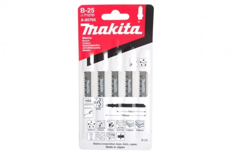Пилки для лобзика Makita B-25 A-85765 купить в Новом Уренгое