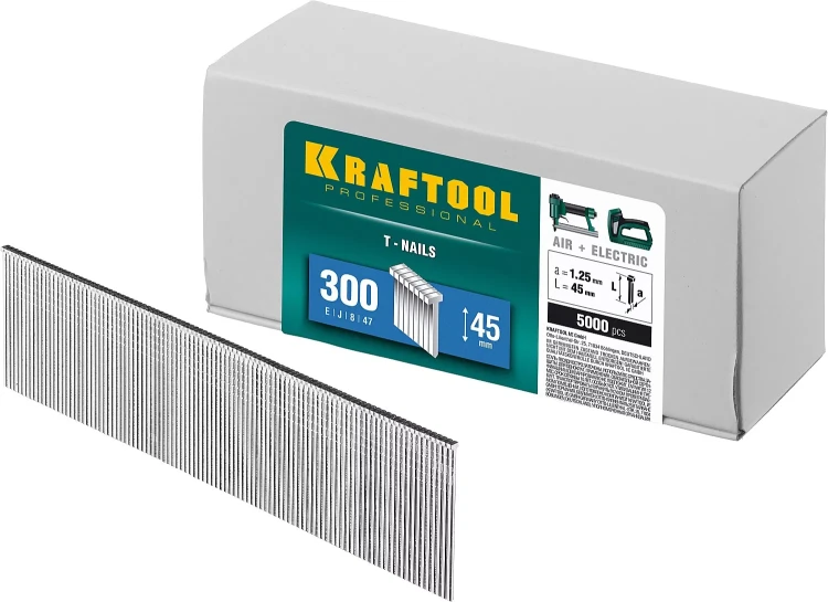 Гвозди тип 18GA (47 / 300 / F) 5000 шт 31785-45 купить в Новом Уренгое