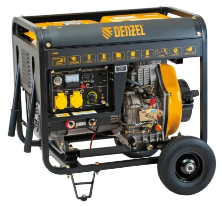 Дизельная сварочная генераторная установка DENZEL DW180Е 94664 купить в Новом Уренгое