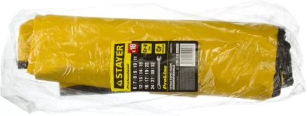 Набор: Ключ STAYER &quot;PROFI&quot; гаечный комбинированный, Cr-V сталь, хромированный, 6-32мм, 18шт 27081-H18 купить в Новом Уренгое