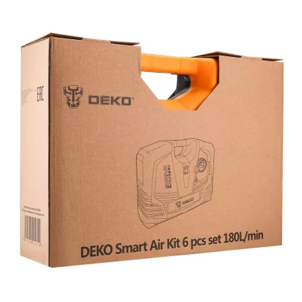 Компрессор безмасляный DEKO 180 с набором из 6 инструментов, 009-0100 купить в Новом Уренгое