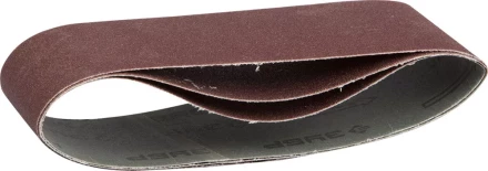 Лента шлифовальная бесконечная ЗУБР &quot;МАСТЕР&quot; на тканевой основе, для ЛШМ, P120, 75х533мм, 3шт 35542-120 купить в Новом Уренгое