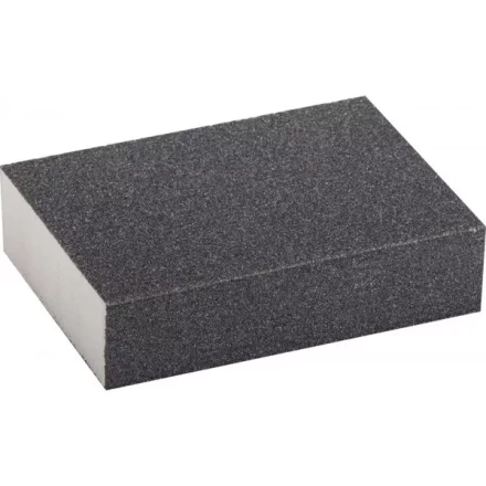Губка шлифовальная ЗУБР &quot;ЭКСПЕРТ&quot; четырехсторонняя, SiC, средняя жесткость, Р120, 100х68х26 мм 35612-120 купить в Новом Уренгое