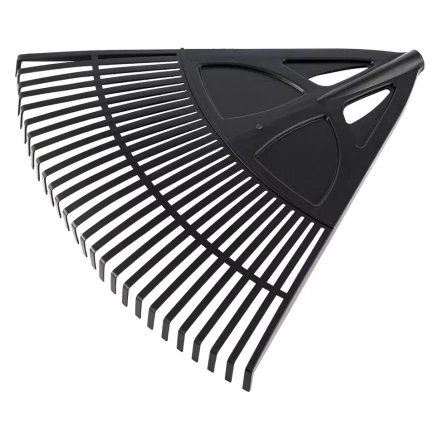 Грабли веерные пластиковые Сибртех, 620 мм, 27 плоских зубьев, без черенка, Россия, 61715 купить в Новом Уренгое