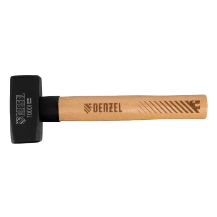 Кувалда, 1000 г Denzel, кованая головка, буковая рукоятка 11018 купить в Новом Уренгое