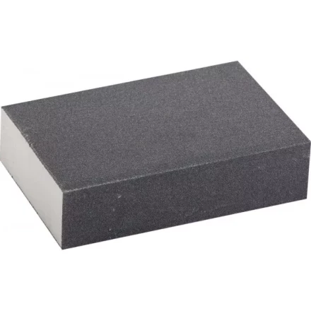 Губка шлифовальная ЗУБР &quot;ЭКСПЕРТ&quot; четырехсторонняя, SiC, средняя жесткость, Р180, 100х68х26 мм 35612-180 купить в Новом Уренгое