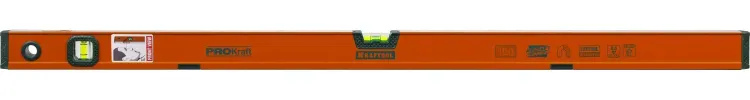 Уровень KRAFTOOL "KRAFT-MAX" магнитный, особо усилен, 2 ампулы, 2 фрезерованные базовые поверхности, 100см 34575-100 купить в Новом Уренгое