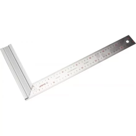 Угольник ЗУБР &quot;ЭКСПЕРТ&quot; столярный, усиленная алюминиевая рукоятка, нержавеющее полотно 37мм, длина 400мм 34394-40 купить в Новом Уренгое