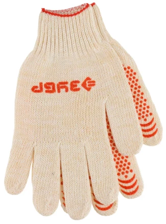 Перчатки ЗУБР &quot;МAСTEP&quot; трикотажные, 7 класс, х/б, с защитой от скольжения, L-XL, 3 пары 11456-K3 купить в Новом Уренгое