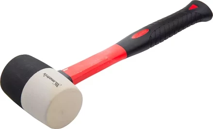 Киянка резиновая, 225 г, черно-белая резина, фибергласовая рукоятка MATRIX 11170 купить в Новом Уренгое