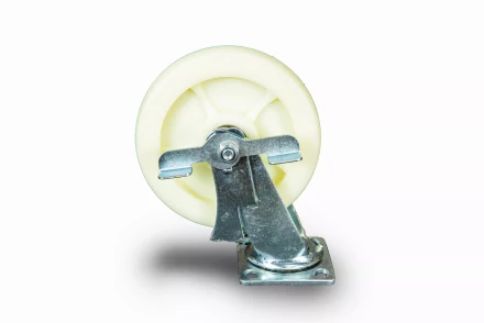 Колесо большегрузное поворотное SCdnb 80 200 мм полипропиленовое с тормозом 1024225 купить в Новом Уренгое