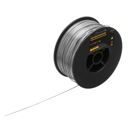 Порошковая проволока Е71TGS, диам. 1 мм, 1 кг, диам. катушки D100// Denzel 97547 купить в Новом Уренгое