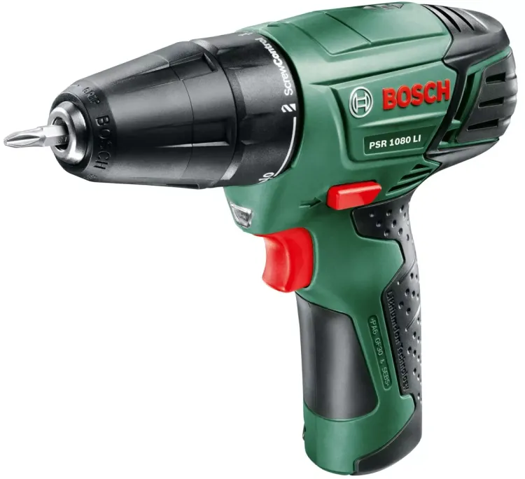 Аккумуляторная дрель BOSCH PSR 1080 LI 1 аккумулятор (0.603.9A2.020) купить в Новом Уренгое