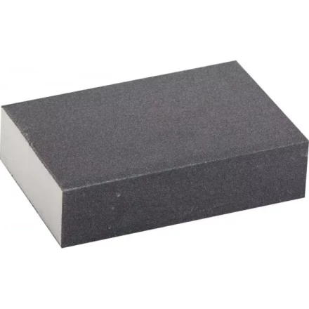 Губка шлифовальная ЗУБР &quot;ЭКСПЕРТ&quot; четырехсторонняя, SiC, средняя жесткость, Р320, 100х68х26 мм 35612-320 купить в Новом Уренгое