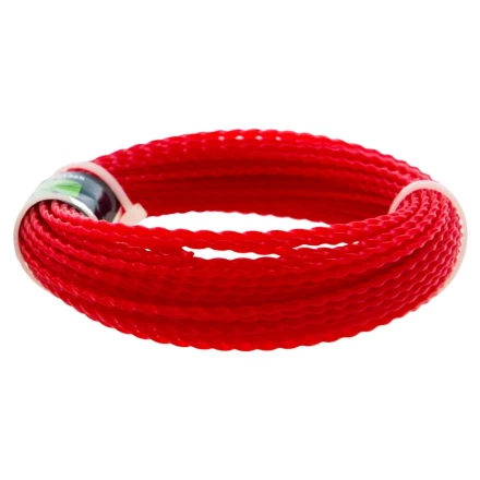 Леска для триммера овальная витая, 2.0 мм х 15 м, Россия Сибртех 961365 купить в Новом Уренгое