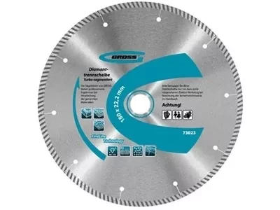 Диск алмазный 115 х 22,2 мм турбо с лазерной перфорацией сухое резание GROSS 73028 купить в Новом Уренгое