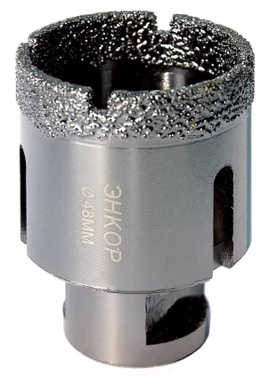 Коронка алмазная по керамограниту D 48 мм для УШМ сух. рез Энкор 48311 купить в Новом Уренгое