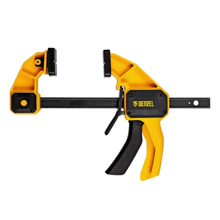 Струбцина F-образная Denzel, быстрозажимная, 150 х 80 мм, усиленный нейлоновый корпус 20505 купить в Новом Уренгое