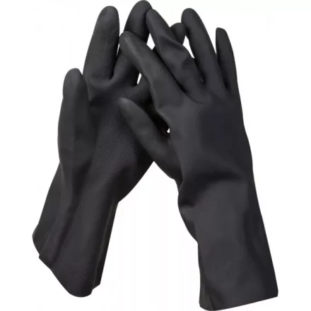 Перчатки KRAFTOOL противокислотные, неопреновые, повышенной прочности, с х/б напылением, размер XXL 11282-XXL купить в Новом Уренгое