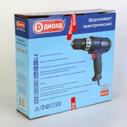 Электрический шуруповерт Диолд ЭШ-0,56-2 купить в Новом Уренгое