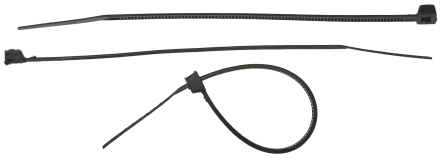 Кабельные стяжки черные КС-Ч2 нейлоновые пакет серия ПРОФЕССИОНАЛ купить в Новом Уренгое