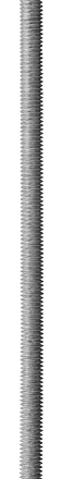 Шпилька ЗУБР резьбовая DIN 975, класс прочности 4.8, оцинкованная,   М10x2000, ТФ0, 1 шт. 4-303350-10-2000 купить в Новом Уренгое