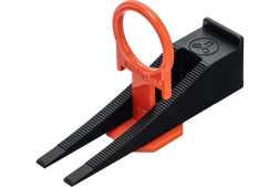 Комплект зажим + клин для системы выравнивания плитки СВП Кольцо, 250/250 шт. в коробе Сибртех 88114