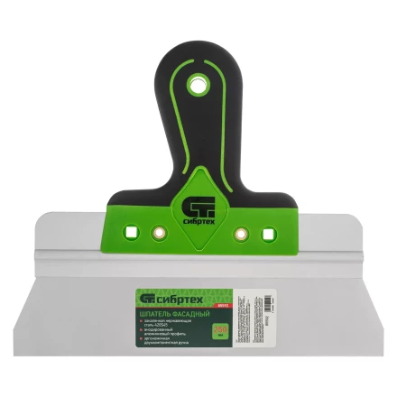 Шпатель фасадный, нержавеющая сталь 420S45, 250 мм, 2-компонентная ручка Сибртех 85592 купить в Новом Уренгое