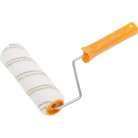 Валик &quot;МИКРОВОЛОКНО&quot; малярный в сборе, ворс 9 мм, бюгель 6 мм, 40x180мм, STAYER Master 0343-18 купить в Новом Уренгое