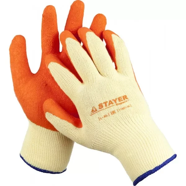 Перчатки STAYER "EXPERT"  рабочие с рельефным латексным покрытием, 10 класс, L-XL 11407-XL купить в Новом Уренгое
