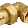 Соединитель GENERAL FITTINGS угловой с накидной гайкой, латунь, г/ш, 1/2" 51035-G/S-1/2 купить в Новом Уренгое